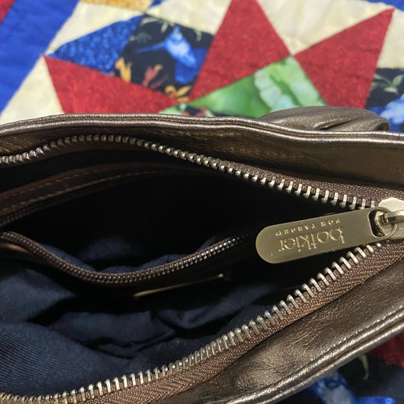 Botkier Bronze-Gold Leather Clutch Wristlet - Picture 16 of 16